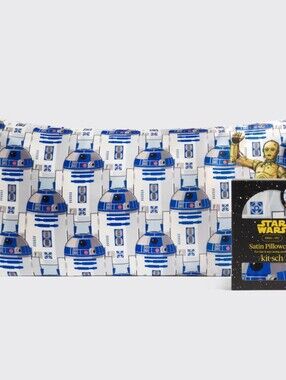 NWT Kitsch Star Wars Satin King-size Pillow Case